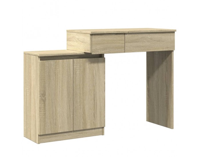 Sonata H Тоалетка с LED, дъб сонома, 115x37x110,5 см Sonata H Тоалетка с LED, дъб сонома, 115x37x110,5 см