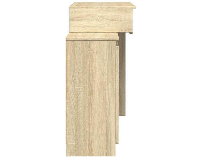 Sonata H Тоалетка с LED, дъб сонома, 115x37x110,5 см Sonata H Тоалетка с LED, дъб сонома, 115x37x110,5 см