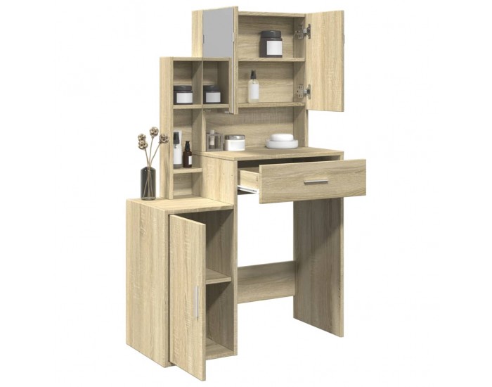 Sonata H Тоалетка с шкаф, дъб сонома, 80x35x132 см