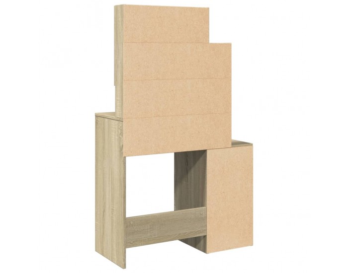 Sonata H Тоалетка с шкаф, дъб сонома, 80x35x132 см