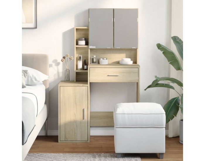 Sonata H Тоалетка с шкаф, дъб сонома, 80x35x132 см