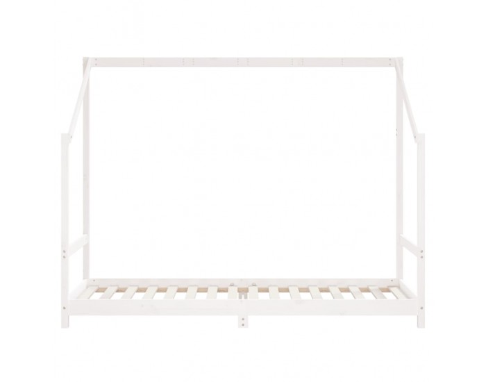 Sonata H Рамка за детско легло бяла 90x200 см масивна борова дървесина