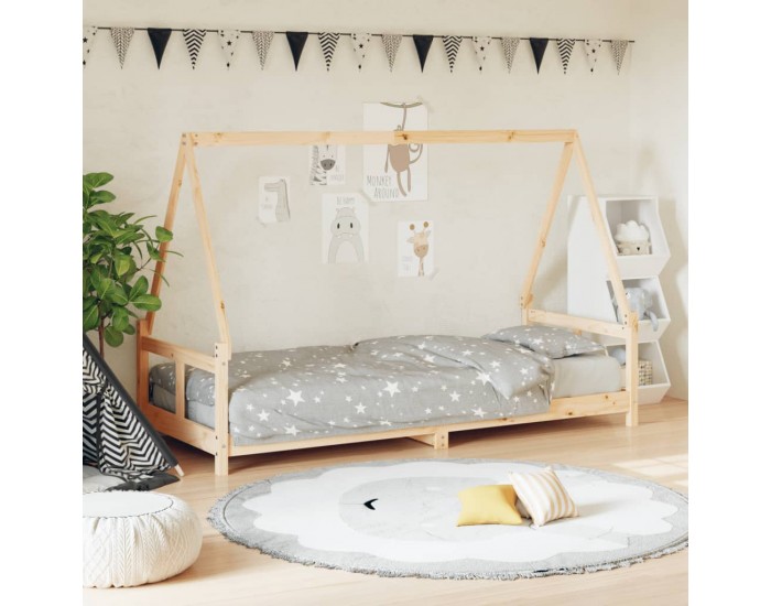 Sonata H Детска рамка за легло 80x200 см борово дърво масив