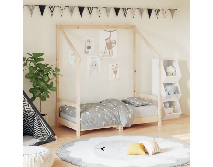 Sonata H Рамка за детско легло, 70x140 см, масивна борова дървесина