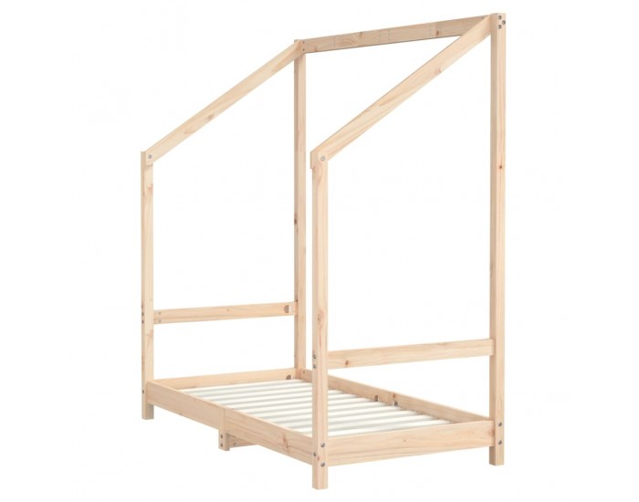 Sonata H Рамка за детско легло, 2x(70x140) см, масивна борова дървесина