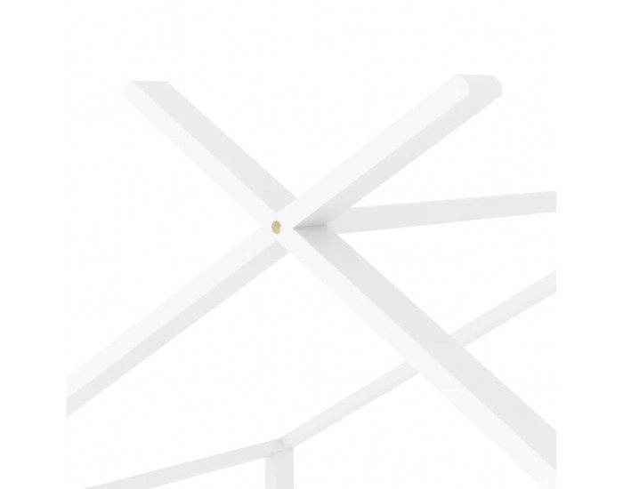 Sonata H Рамка за детско легло, бяла, бор масив, 70x140 см