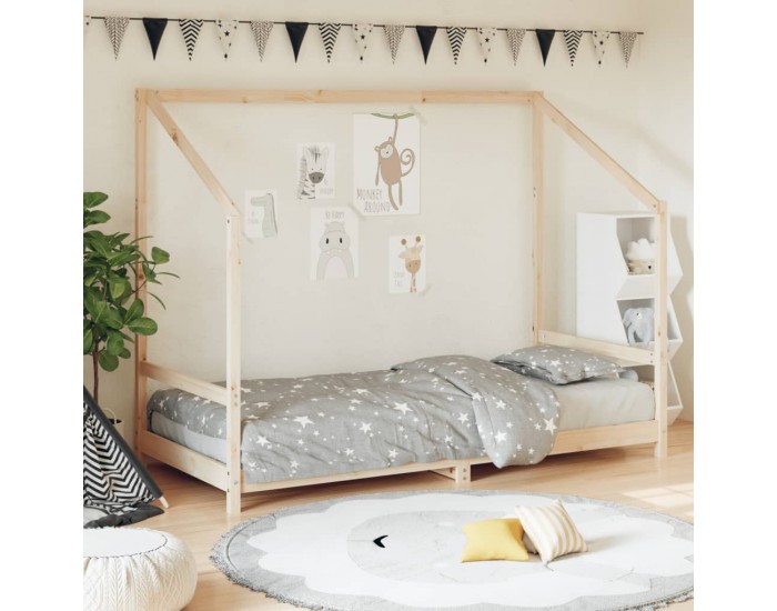 Sonata H Рамка за детско легло, 90x200 см, масивна чамова дървесина