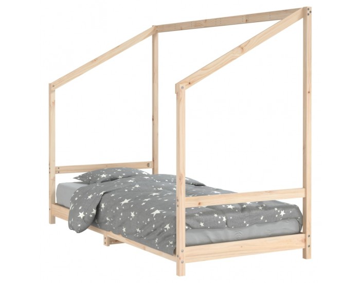 Sonata H Рамка за детско легло, 90x200 см, масивна чамова дървесина