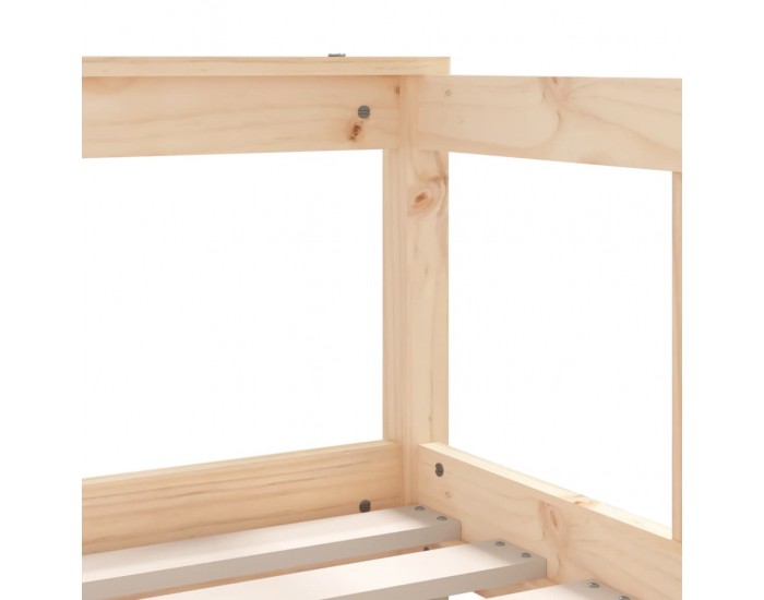 Sonata H Рамка за детско легло, 70x140 см, масивна борова дървесина