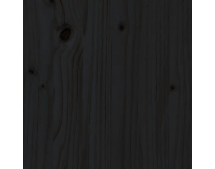 Sonata H Детска рамка за легло с чекмеджета, черна, 90x190 см, бор масив