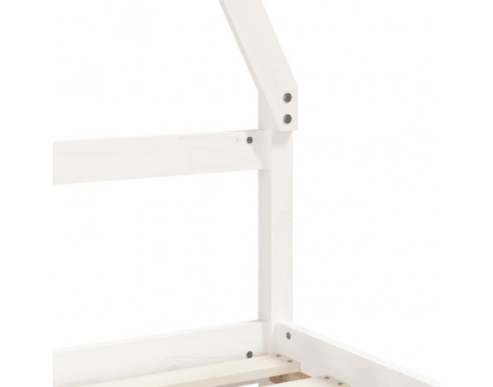 Sonata H Рамка за детско легло с чекмеджета, бяла, 80x200 см, чам масив