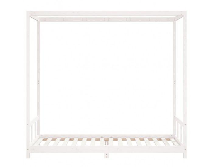 Sonata H Рамка за детско легло бяла 90x200 см масивна борова дървесина