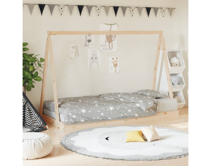 Sonata H Рамка за детско легло, 90x200 см, масивна чамова дървесина