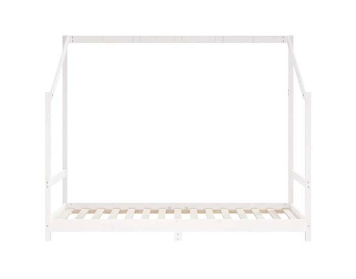 Sonata H Детска рамка за легло, бяла, 90x190 см, бор масив