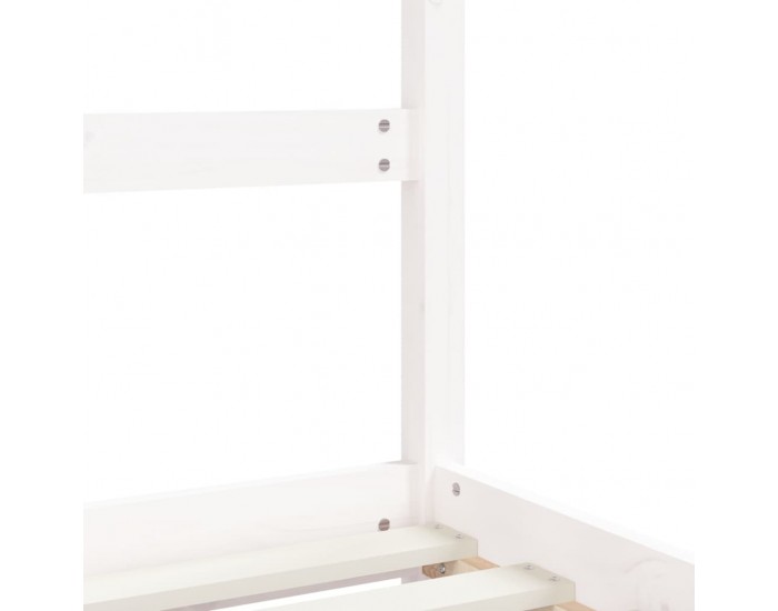 Sonata H Детска рамка за легло, бяла, 90x190 см, бор масив