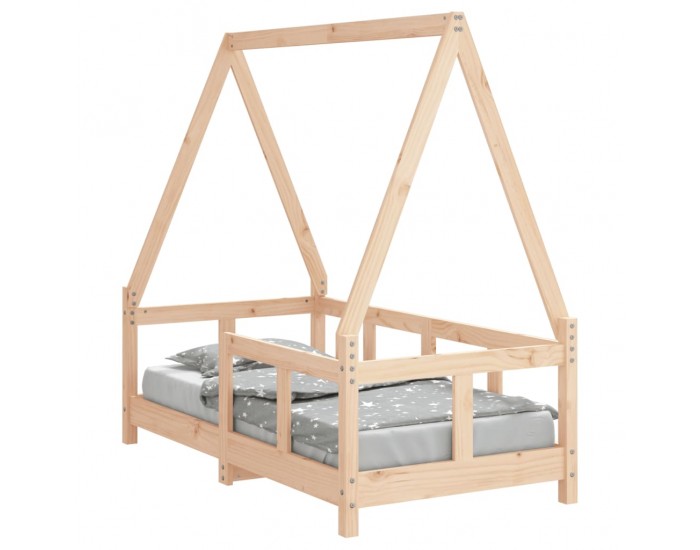 Sonata H Рамка за детско легло, 70x140 см, масивна борова дървесина