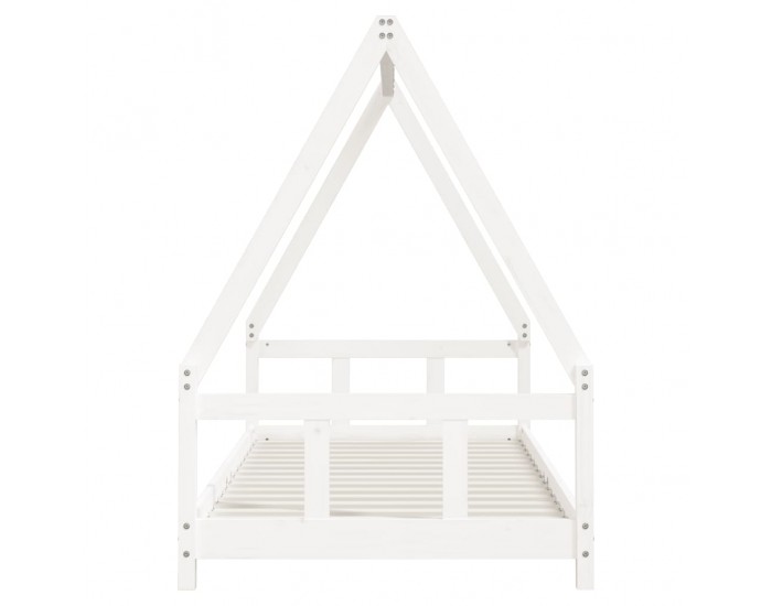 Sonata H Рамка за детско легло бяла 90x200 см масивна борова дървесина