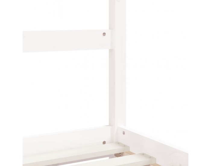 Sonata H Рамка за детско легло с чекмеджета, бяла, 90x200 см, бор масив