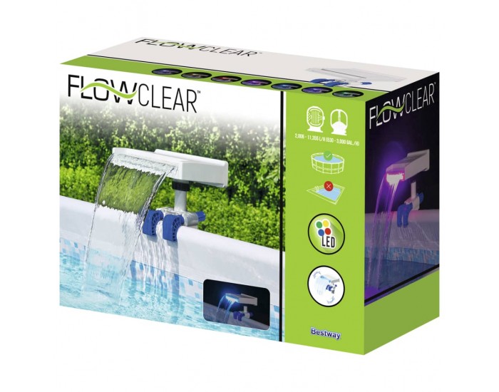 Bestway Flowclear Успокояващ LED водопад