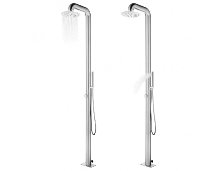 Sonata H Градински душ, 225 см, неръждаема стомана