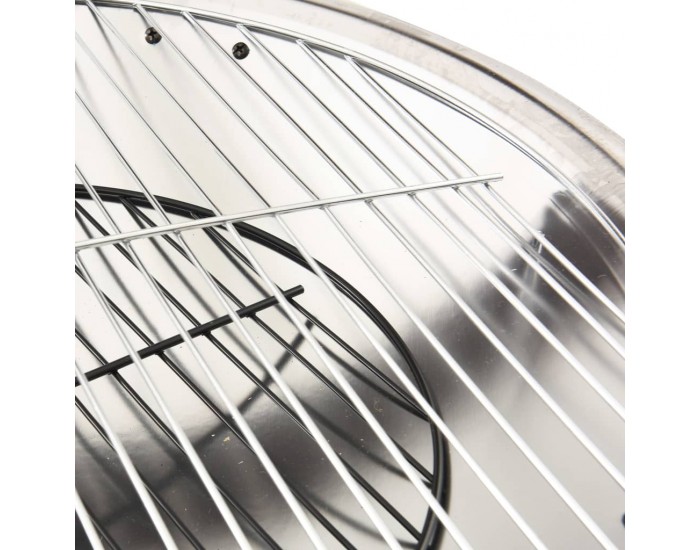 Sonata H Преносимо огнище барбекю 2-в-1, с ръжен, 56x56x49 см, инокс