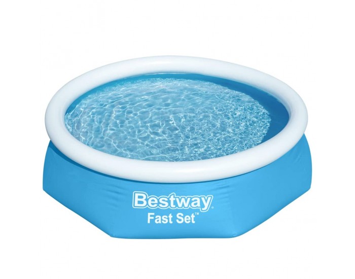 Bestway Fast Set Кръгъл надуваем басейн, 244x66 см, 57265 Bestway Fast Set Кръгъл надуваем басейн, 244x66 см, 57265