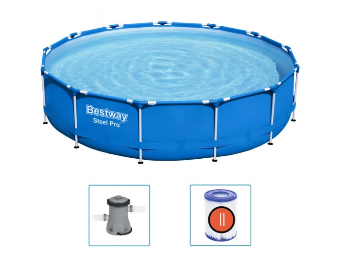 Bestway Steel Pro Басейн с рамка 396x84 см