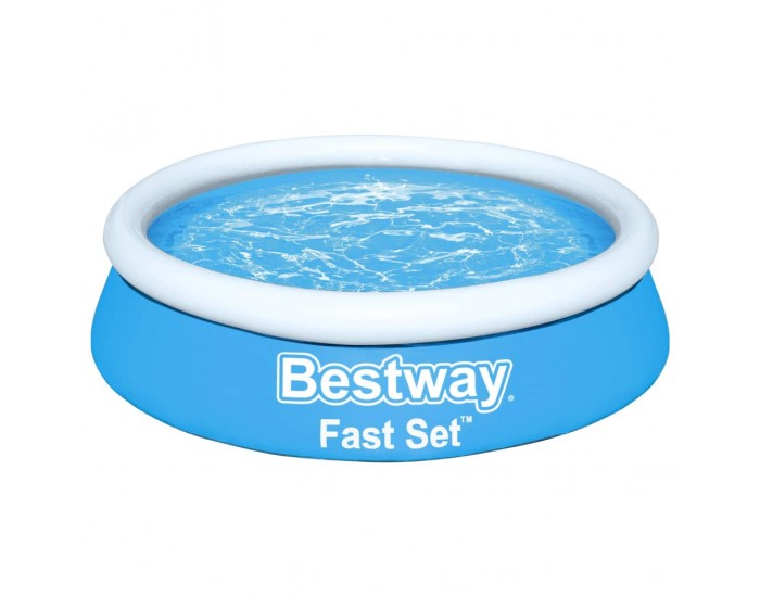 Bestway Fast Set Надуваем басейн, кръгъл, 183x51 см, син Bestway Fast Set Надуваем басейн, кръгъл, 183x51 см, син