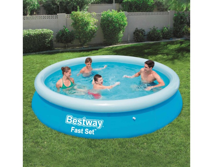 Bestway Fast Set Кръгъл надуваем басейн, 366x76 см, 57273 Bestway Fast Set Кръгъл надуваем басейн, 366x76 см, 57273
