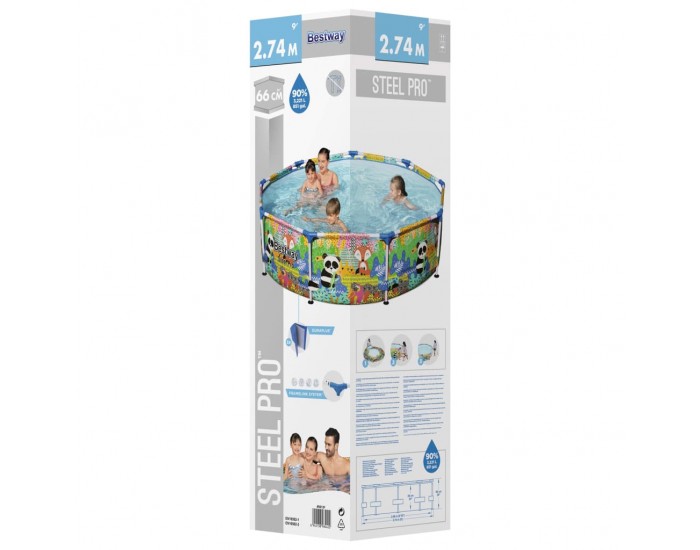 Bestway Steel Pro MAX Плувен басейн 274x66 см Bestway Steel Pro MAX Плувен басейн 274x66 см