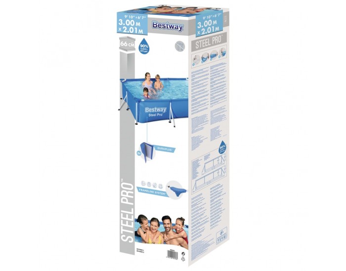 Bestway Steel Pro Басейн 300x201x66 см Bestway Steel Pro Басейн 300x201x66 см