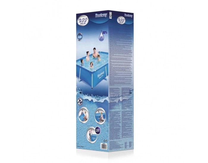 Bestway Steel Pro Басейн със стоманена рамка 259x170x61 см 56403 Bestway Steel Pro Басейн със стоманена рамка 259x170x61 см 56403