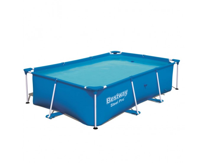 Bestway Steel Pro Басейн със стоманена рамка 259x170x61 см 56403 Bestway Steel Pro Басейн със стоманена рамка 259x170x61 см 56403
