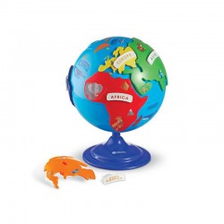 Learning Resources Глобус - пъзел, 20 cm - Канцеларски материали