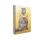Gipta Тетрадка Catbook, бяла хартия, малки квадратчета, PP корица, със спирала, А4, 80 листа Gipta Тетрадка Catbook, бяла хартия, малки квадратчета, PP корица, със спирала, А4, 80 листа