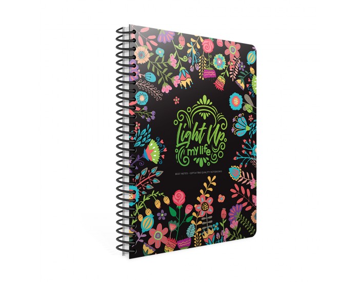 Gipta Тетрадка Best, А4, кремава хартия, малки квадратчета, твърда корица, със спирала, 80 листа Gipta Тетрадка Best, А4, кремава хартия, малки квадратчета, твърда корица, със спирала, 80 листа