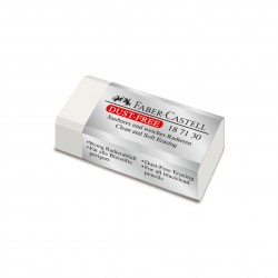 Faber-Castell Гума Dust-Free, бяла - Моливи и Аксесоари
