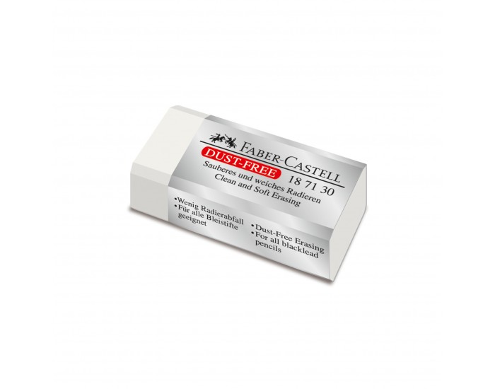 Faber-Castell Гума Dust-Free, бяла Faber-Castell Гума Dust-Free, бяла