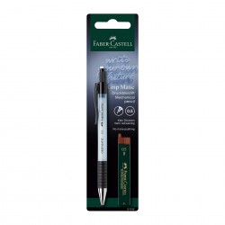 Faber-Castell Автоматичен молив Grip Matic 1375, 0.5 mm, с мини графити, в блистер - Моливи и Аксесоари