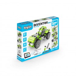 Engino Конструктор Inventor Mechanics - Плажно бъги, 5 в 1 - Engino
