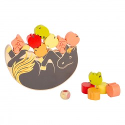 Small Foot Игра за баланс Приятели, дървена, 19 х 2 х 13 cm - Пъзели и Игри