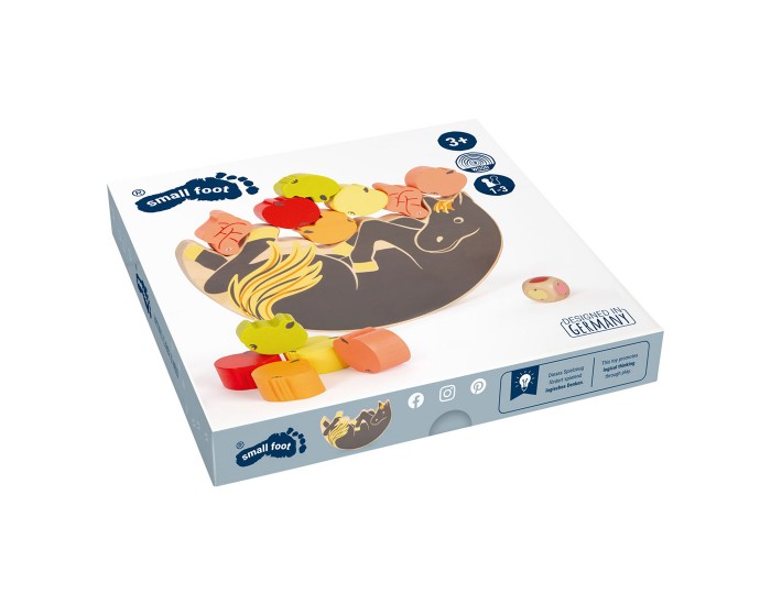 Small Foot Игра за баланс Приятели, дървена, 19 х 2 х 13 cm