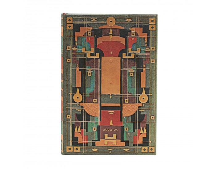 Paperblanks Планер Lion's Den, Mini, хоризонтален, твърда корица, 104 листа, за 2024-2025 година Paperblanks Планер Lion's Den, Mini, хоризонтален, твърда корица, 104 листа, за 2024-2025 година