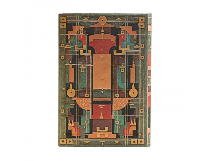 Paperblanks Планер Lion's Den, Mini, хоризонтален, твърда корица, 104 листа, за 2024-2025 година Paperblanks Планер Lion's Den, Mini, хоризонтален, твърда корица, 104 листа, за 2024-2025 година