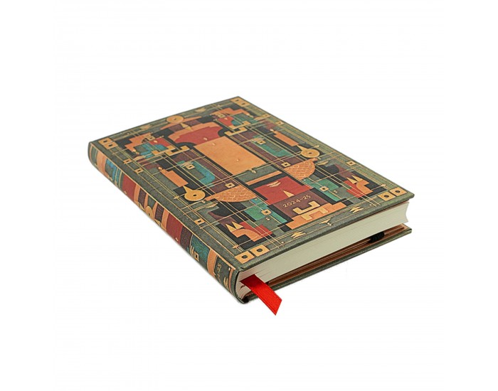 Paperblanks Планер Lion's Den, Mini, хоризонтален, твърда корица, 104 листа, за 2024-2025 година Paperblanks Планер Lion's Den, Mini, хоризонтален, твърда корица, 104 листа, за 2024-2025 година
