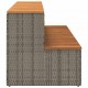 Sonata H Стъпало за джакузи сиво 100x50x50,5 cm Поли ратан Sonata H Стъпало за джакузи сиво 100x50x50,5 cm Поли ратан