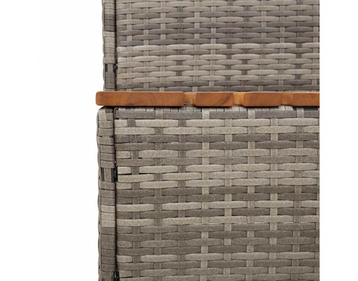 Sonata H Стъпало за джакузи сиво 100x50x50,5 cm Поли ратан Sonata H Стъпало за джакузи сиво 100x50x50,5 cm Поли ратан