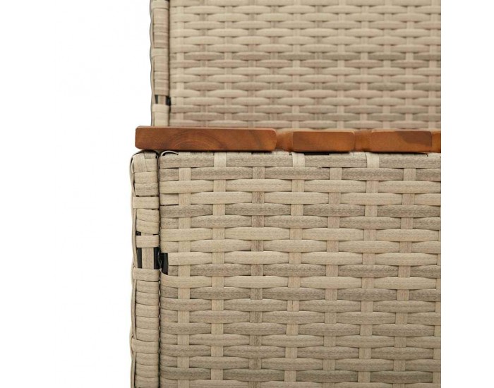 Sonata H Стъпало за джакузи Beige 100x50x50,5 cm Поли ратан Sonata H Стъпало за джакузи Beige 100x50x50,5 cm Поли ратан