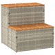 Sonata H Стъпало за джакузи Светло сиво 50x50x50,5 cm Поли ратан Sonata H Стъпало за джакузи Светло сиво 50x50x50,5 cm Поли ратан