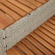 Sonata H Стъпало за джакузи Светло сиво 50x50x50,5 cm Поли ратан Sonata H Стъпало за джакузи Светло сиво 50x50x50,5 cm Поли ратан